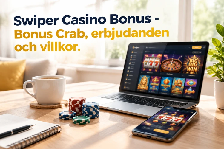 Swiper Casino Bonus - Bonus Crab, erbjudanden och villkor