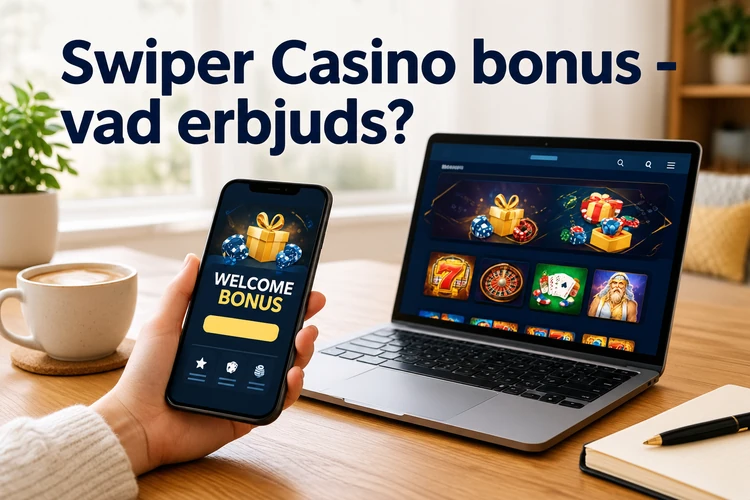 Swiper Casino bonus - vad erbjuds?