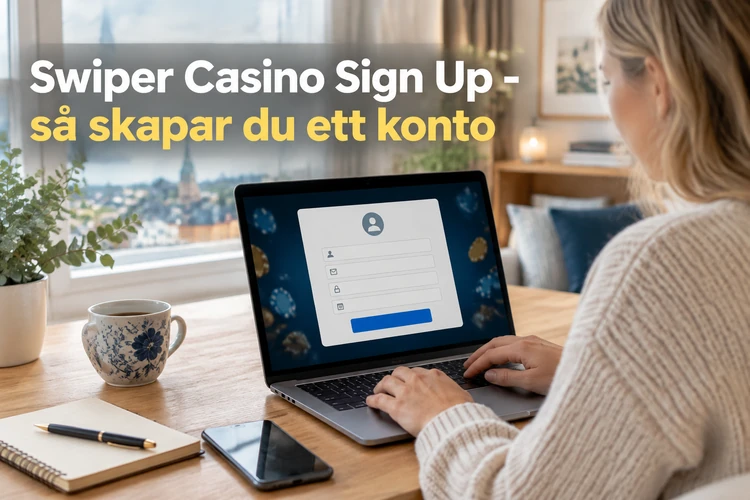 Så fungerar Swiper Casino login steg för steg